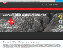 Tablet Screenshot of materialstestinglab.com